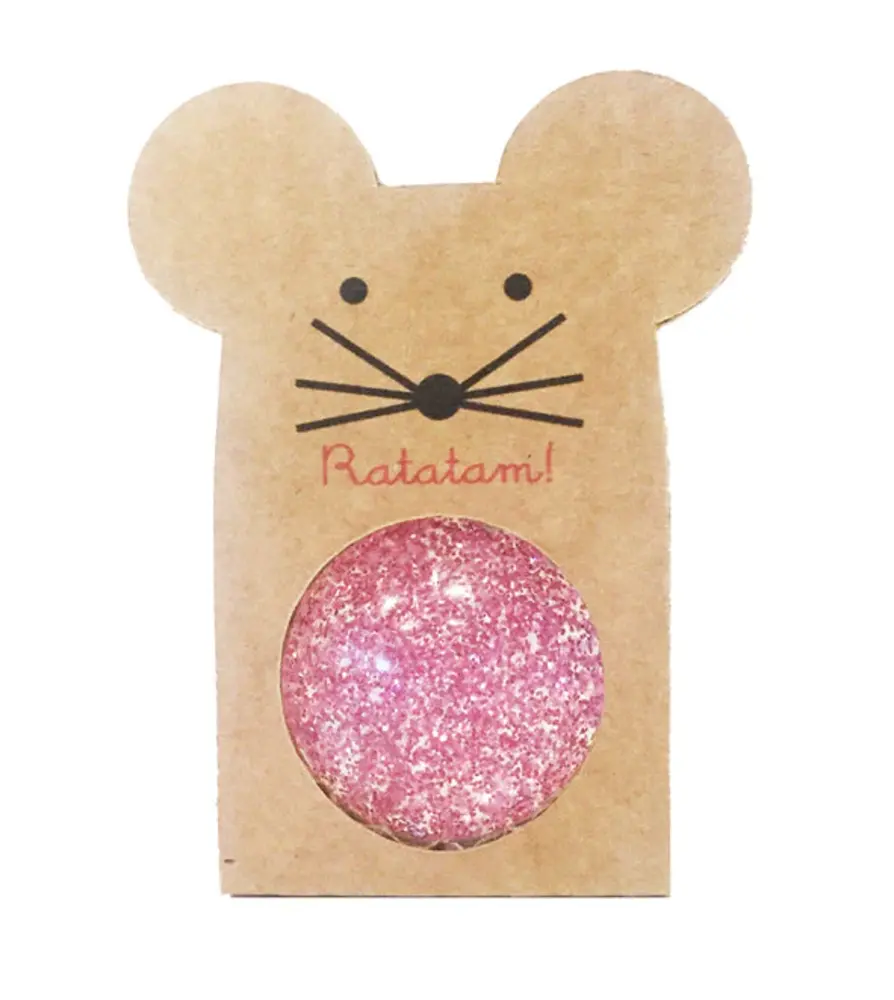 Ratatam Glitter Mouse Stuiterbal pink Ratatam Glitter Mouse Stuiterbal pink