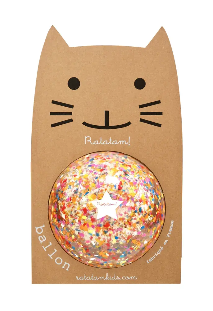 Ratatam Confetti balls cat 22cm Ratatam Confetti balls cat 22cm