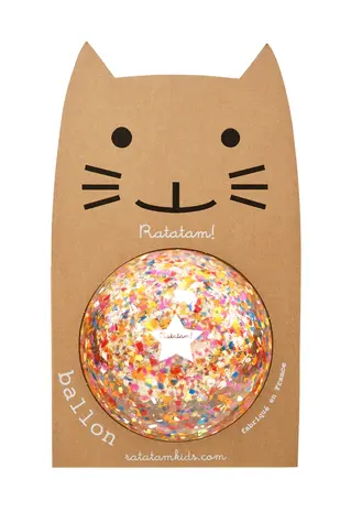 Ratatam Confetti balls cat 22cm Ratatam Confetti balls cat 22cm