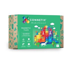 Connetix Magnetische Tegels Rainbow Creative 102 stuks Connetix Magnetische Tegels Rainbow Creative 102 stuks
