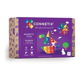 Connetix Magnetische Tegels Rainbow Starter Pack 60 stuks Connetix Magnetische Tegels Rainbow Starter Pack 60 stuks
