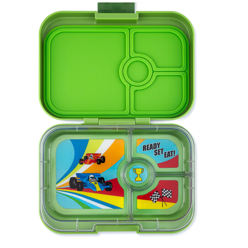 Yumbox Panino 4 vakken Race cars Speelgoedwinkel Lazy Lama