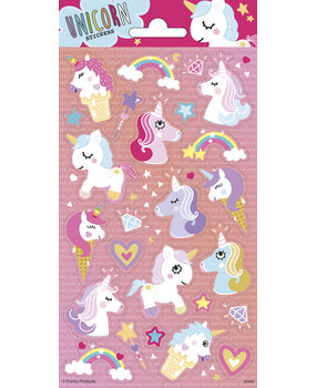 Stickervel Eenhoorn Stickervel Eenhoorn