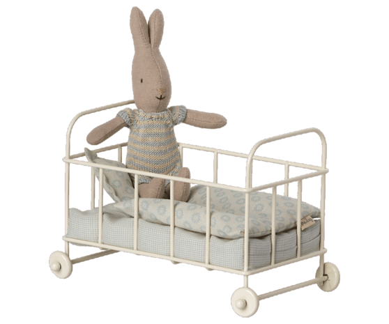 Maileg Micro Ledikant Blauw Maileg Micro Ledikant Blauw