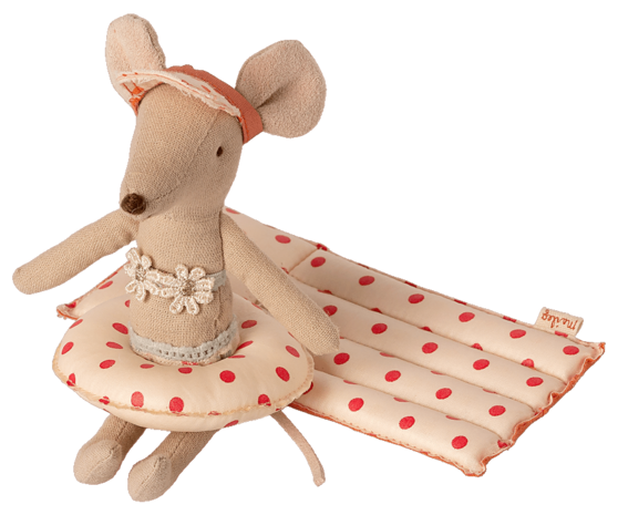 Maileg Muizen Zwemband Red Dots Maileg Muizen Zwemband Red Dots