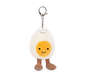Jellycat Sleutelhanger Amuseable Happy Boiled Egg Bag Charm Jellycat Sleutelhanger Amuseable Happy Boiled Egg Bag Charm