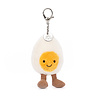 Jellycat Sleutelhanger Amuseable Happy Boiled Egg Bag Charm Jellycat Sleutelhanger Amuseable Happy Boiled Egg Bag Charm