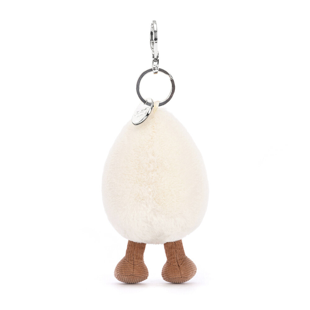 Jellycat Sleutelhanger Amuseable Happy Boiled Egg Bag Charm Jellycat Sleutelhanger Amuseable Happy Boiled Egg Bag Charm