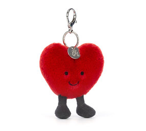 Jellycat Sleutelhanger Amuseable Heart Bag Charm Jellycat Sleutelhanger Amuseable Heart Bag Charm