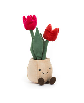 Jellycat Amuseable Tulip Pot Jellycat Amuseable Tulip Pot