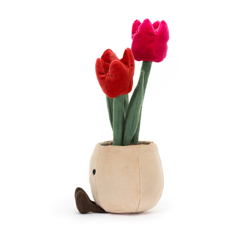 Jellycat Amuseable Tulip Pot Jellycat Amuseable Tulip Pot