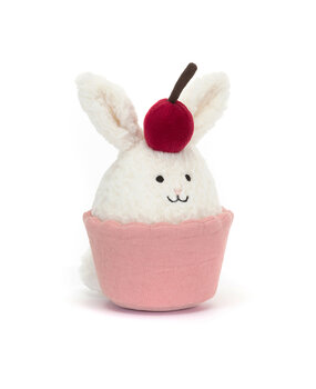 Jellycat Dainty Dessert Bunny Cupcake