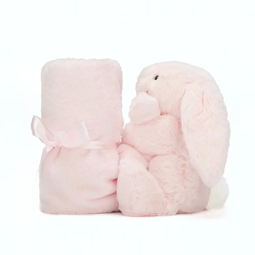 Jellycat Knuffeldoek Bashful Pink Bunny Soother Jellycat Knuffeldoek Bashful Pink Bunny Soother