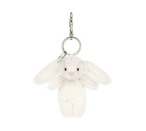 Jellycat Sleutelhanger Bashful Bunny Cream Bag Charm