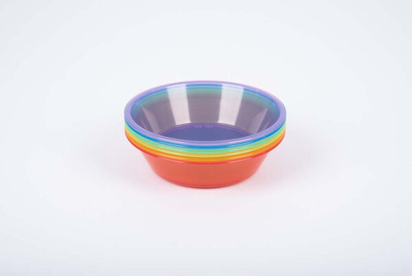 TickiT Transparante kleuren sorteerschalen TickiT Transparante kleuren sorteerschalen