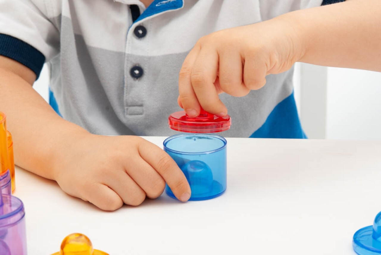 TickiT Transparante stapel potjes TickiT Transparante stapel potjes