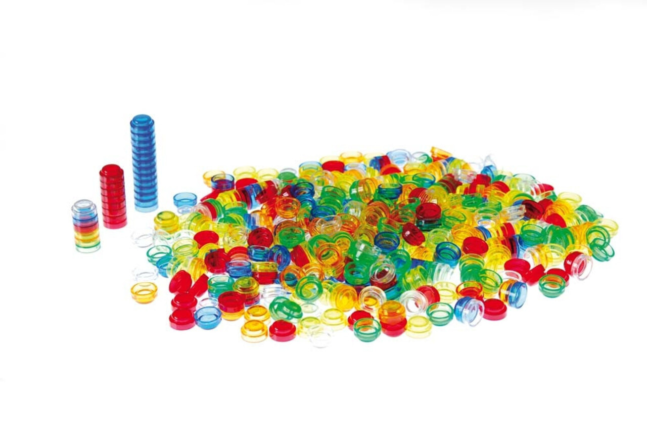 TickiT Transparante stapelbare telstenen TickiT Transparante stapelbare telstenen