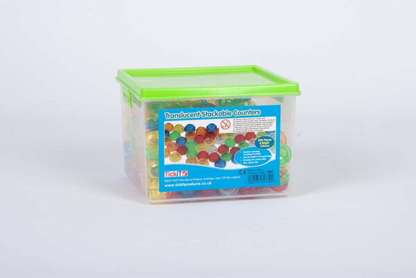 TickiT Transparante stapelbare telstenen TickiT Transparante stapelbare telstenen