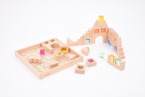 TickiT Houten bouwedelsteenblokken TickiT Houten bouwedelsteenblokken