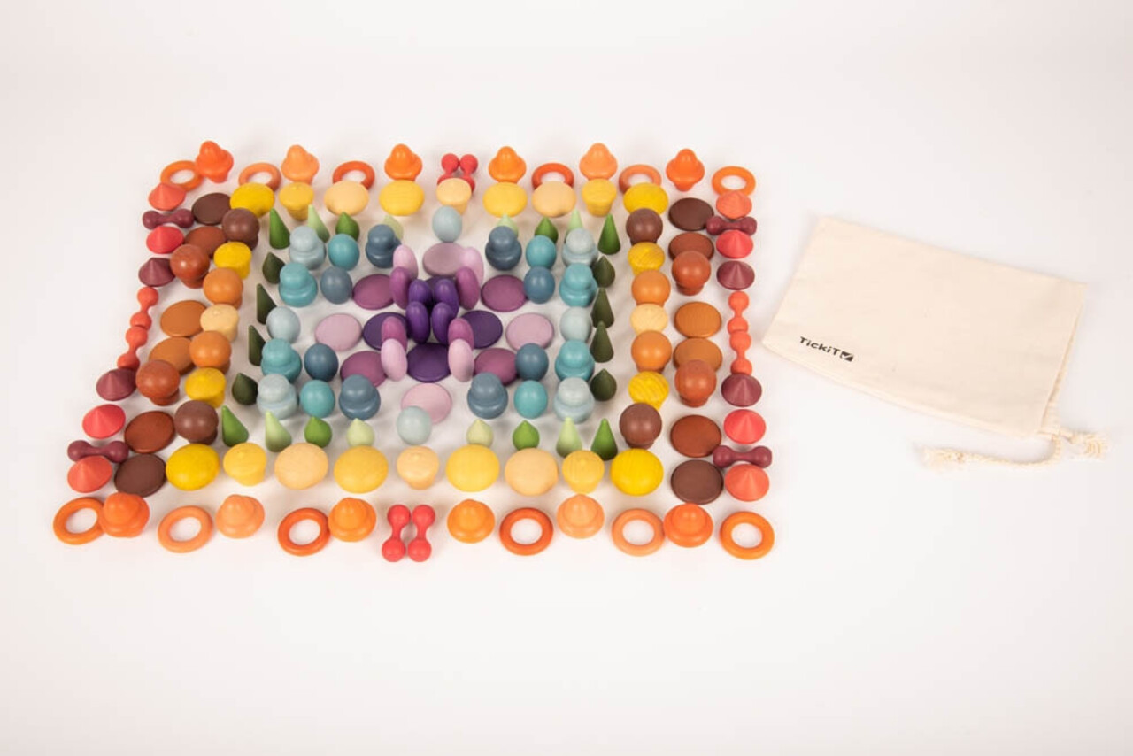 TickiT startset houten schatten 168 stuks TickiT startset houten schatten 168 stuks