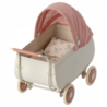 Maileg Micro Kinderwagen Coral Maileg Micro Kinderwagen Coral