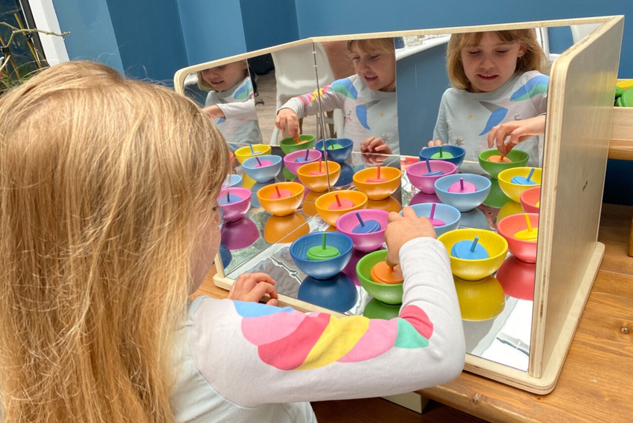 TickiT Houten regenboogschalen TickiT Houten regenboogschalen