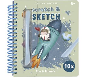 Little Dutch Kras- en schetsboek Jim & Friends Little Dutch Kras- en schetsboek Jim & Friends