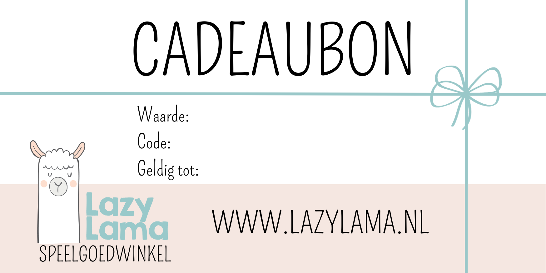 Cadeaubon per post afbeelding