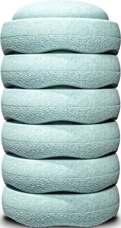 Stapelstein Licht Groen  6 stapelstenen Stapelstein Licht Groen  6 stapelstenen