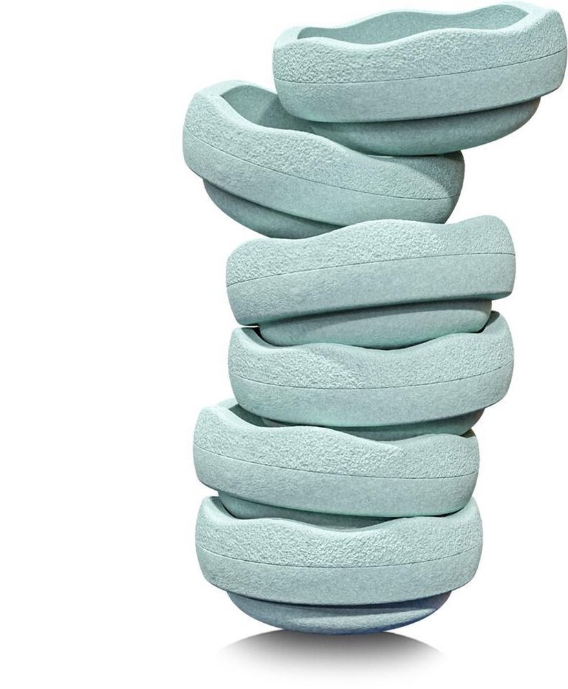 Stapelstein Licht Groen  6 stapelstenen Stapelstein Licht Groen  6 stapelstenen