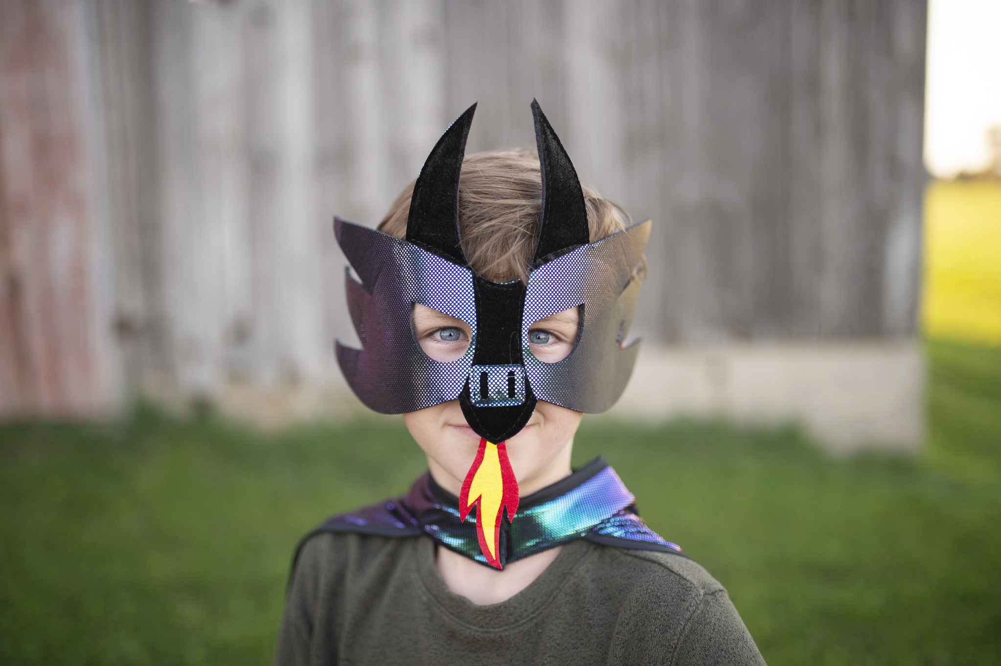 Ultimate Dragon Knight Cape en Masker 4-6 jaar afbeelding
