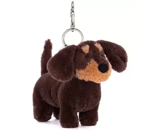 Jellycat Sleutelhanger Otto Sausage Dog Bag Charm Jellycat Sleutelhanger Otto Sausage Dog Bag Charm