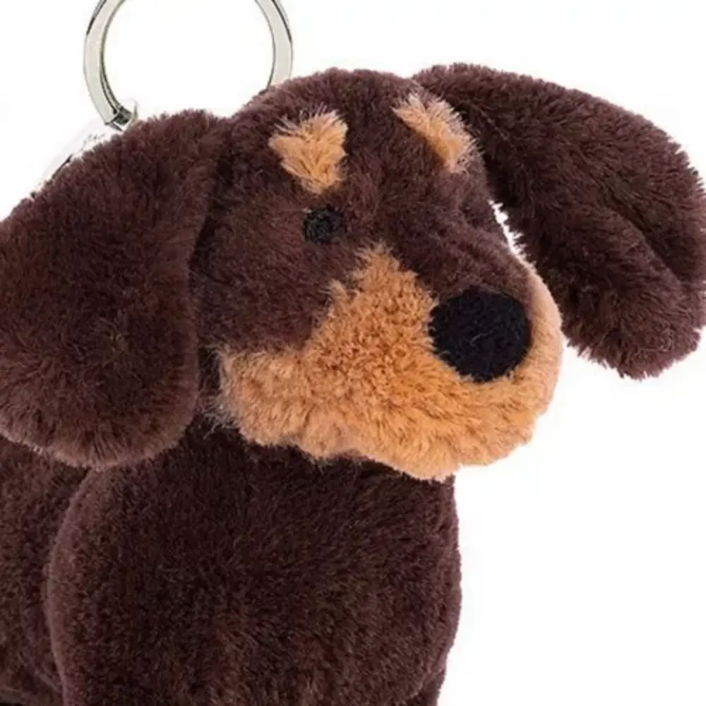 Jellycat Sleutelhanger Otto Sausage Dog Bag Charm Jellycat Sleutelhanger Otto Sausage Dog Bag Charm