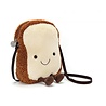 Jellycat Amuseable Toast Bag Tasje Jellycat Amuseable Toast Bag Tasje