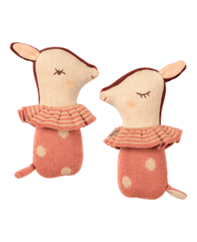 Maileg Bambi Bambino Baby Rammelaar Rose