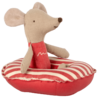 Maileg Muizen Rubberboot Rood Gestreept Maileg Muizen Rubberboot Rood Gestreept