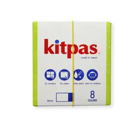 Kitpas Uitwisbaar (raam)blok krijt 8 stuks Kitpas Uitwisbaar (raam)blok krijt 8 stuks