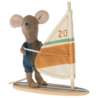 Maileg Beach Mouse, Little brother met Surfplank Maileg Beach Mouse, Little brother met Surfplank