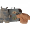 Maileg Kleding Blouse en Rok in koffertje Grandma Mouse Maileg Kleding Blouse en Rok in koffertje Grandma Mouse