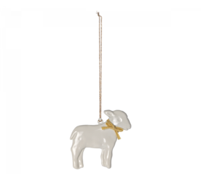 Maileg Pasen Easter Metal Ornament Lamb Yellow Maileg Pasen Easter Metal Ornament Lamb Yellow