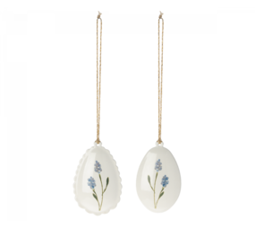 Maileg Pasen Easter Egg Metal Ornament Blue (1 stuk) Maileg Pasen Easter Egg Metal Ornament Blue (1 stuk)