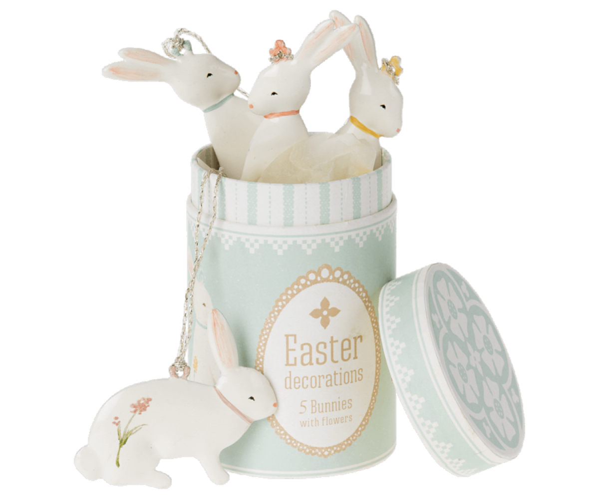 Maileg Pasen Easter Metal Ornaments Bunny Maileg Pasen Easter Metal Ornaments Bunny