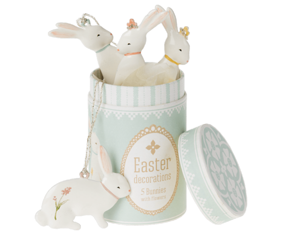 Maileg Pasen Easter Metal Ornaments Bunny Maileg Pasen Easter Metal Ornaments Bunny