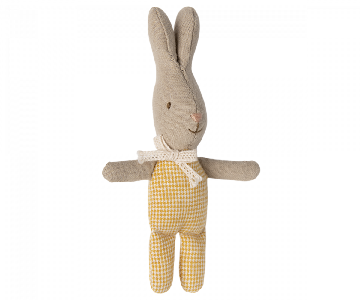 Maileg My Rabbit Yellow Check Maileg My Rabbit Yellow Check
