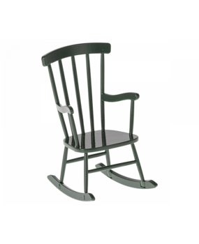 Maileg Muizen Rocking Chair, Schommelstoel Donkergroen Maileg Muizen Rocking Chair, Schommelstoel Donkergroen