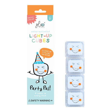 Glo Pals Light Up Cubes Multicolor Party