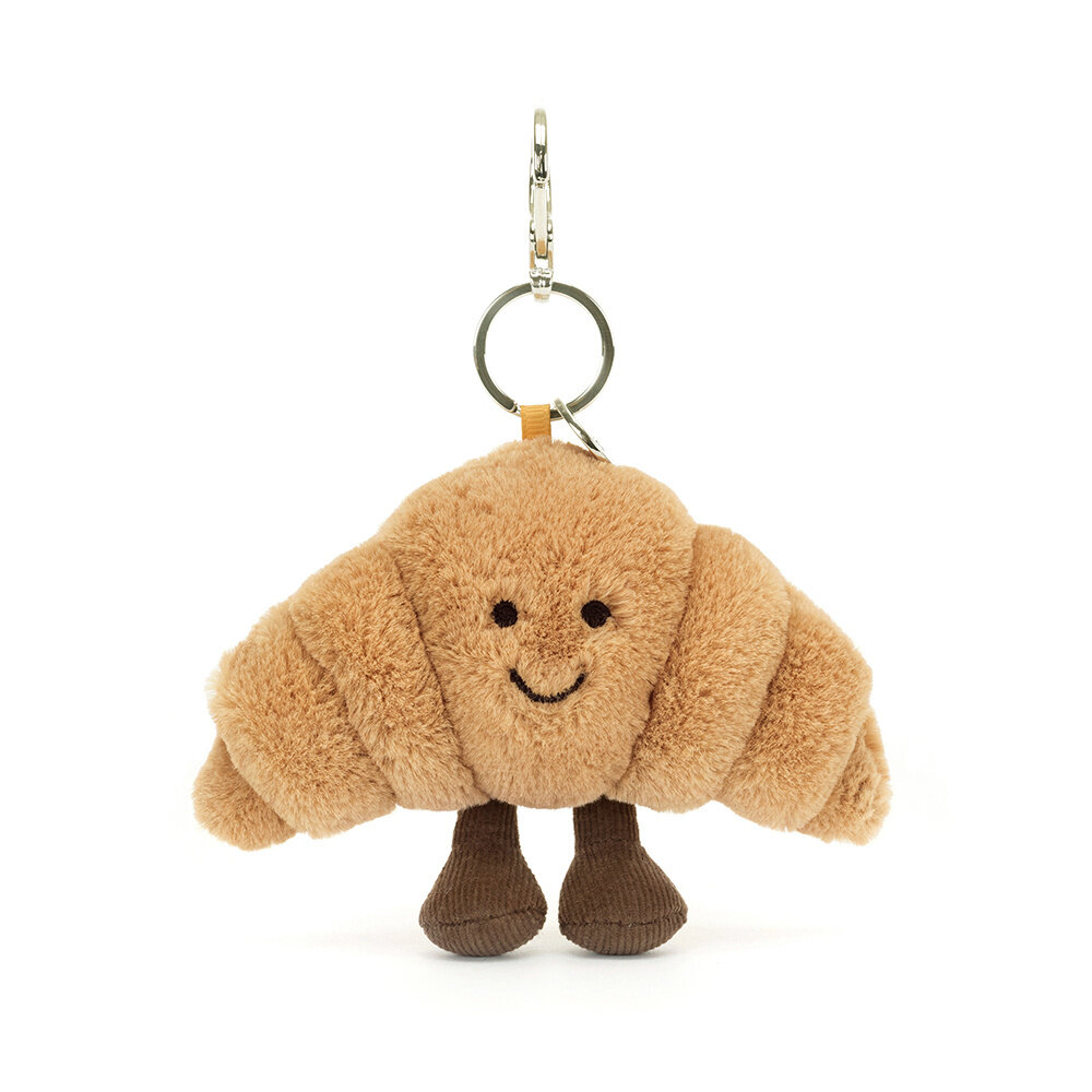Jellycat Sleutelhanger Amuseable Croissant Bag Charm Jellycat Sleutelhanger Amuseable Croissant Bag Charm