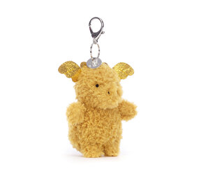 Jellycat Sleutelhanger Little Dragon Bag Charm Jellycat Sleutelhanger Little Dragon Bag Charm
