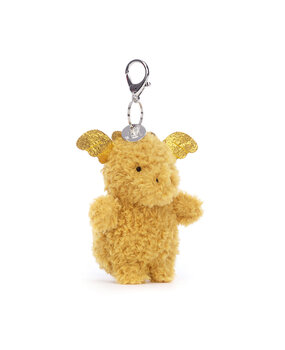 Jellycat Sleutelhanger Little Dragon Bag Charm