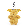 Jellycat Sleutelhanger Little Dragon Bag Charm Jellycat Sleutelhanger Little Dragon Bag Charm